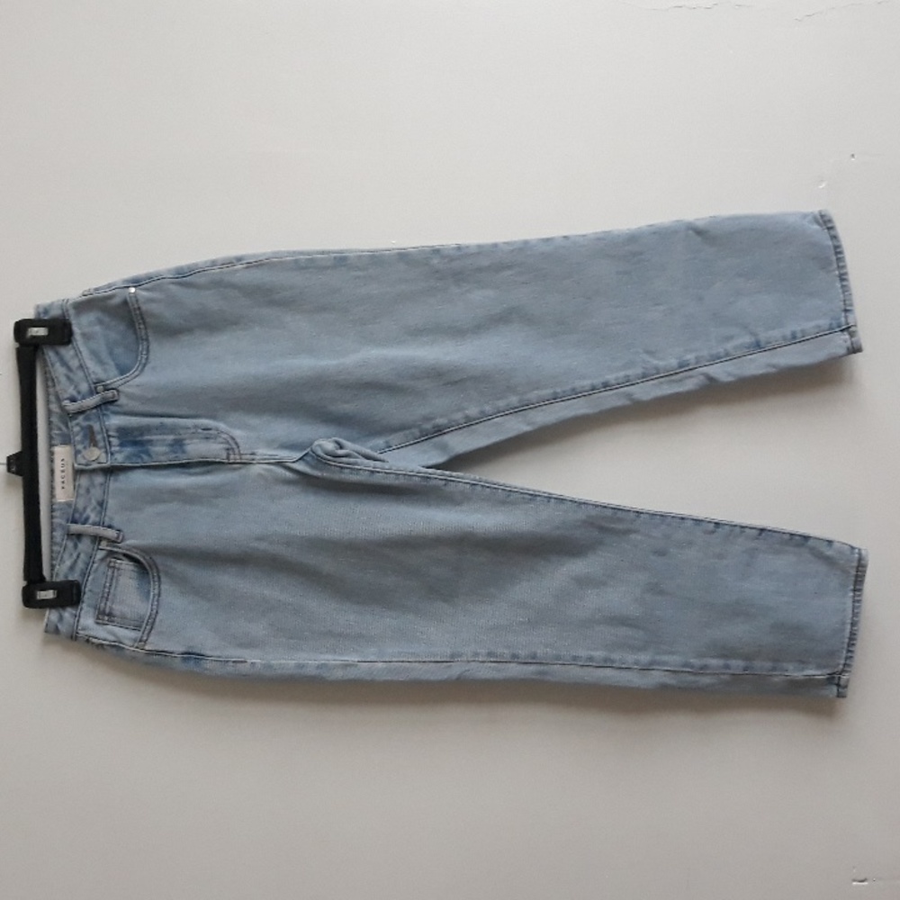 PacSun Light Blue High-Rise Cropped Jeans